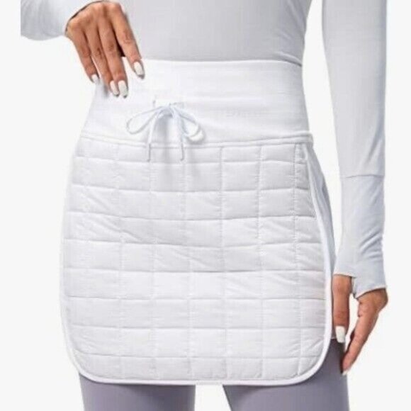 SANTINY Women's Puffer Insulated High Waisted Warm Quilted Skirt Size XS - Picture 1 of 9